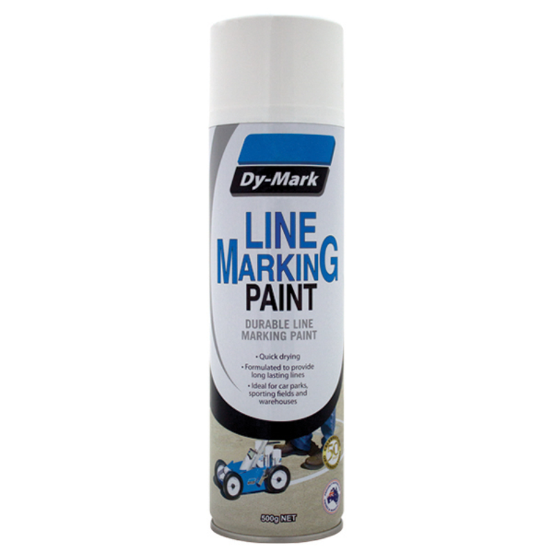 DY-MARK - LINE MARKING  PAINT WHITE 500G AEROSOL